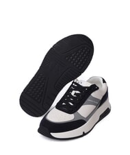 ARMANI EXCHANGE A|X Trampki z kontrastowymi detalami ecru + głęboki granat - Buty męskie - 5