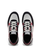 ARMANI EXCHANGE DUSSELDORF Trampki męskie biały+kardyna+granatowy - Buty męskie - 3