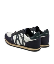 ARMANI EXCHANGE RIO Niskie trampki d.navy+j.set+off.wht - Buty męskie - 5