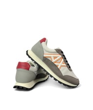 ARMANI EXCHANGE A|X Adidasy r.cash+off wht+or.fl - Buty męskie - 5
