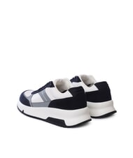 ARMANI EXCHANGE A|X Trampki z kontrastowymi detalami ecru + głęboki granat - Buty męskie - 4