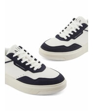 ARMANI EXCHANGE A|X Adidasy ecru + głęboki granat - Buty męskie - 3