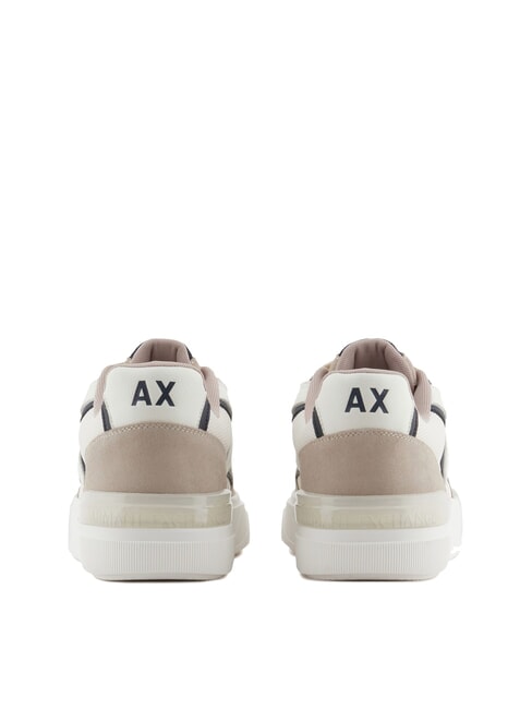 A|X Trampki z detalami ze sk&oacute;ry zamszowej plaza taupe+deep nav - Buty męskie