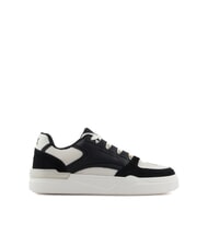 ARMANI EXCHANGE A|X Trampki z detalami ze sk&oacute;ry zamszowej blah/och - Buty męskie - 2