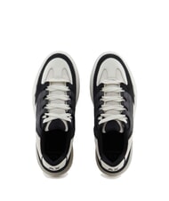 ARMANI EXCHANGE A|X Trampki z detalami ze sk&oacute;ry zamszowej blah/och - Buty męskie - 3