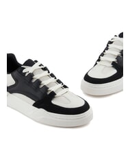 ARMANI EXCHANGE A|X Trampki z detalami ze sk&oacute;ry zamszowej blah/och - Buty męskie - 4