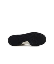 ARMANI EXCHANGE A|X Duże trampki z kontrastowymi wstawkami ecru+czarny - Buty męskie - 6