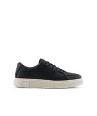 ARMANI EXCHANGE A|X Podstawowe trampki ze szwami Czarny/Czarny - Buty męskie - 2
