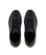 ARMANI EXCHANGE A|X Podstawowe trampki ze szwami Czarny/Czarny - Buty męskie - 4
