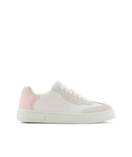 ARMANI EXCHANGE A|X Trampki z kontrastowymi detalami ecru+jasnor&oacute;żowy - Buty damskie - 2