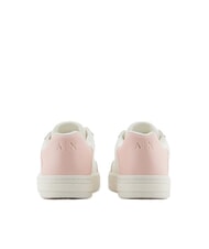 ARMANI EXCHANGE A|X Trampki z kontrastowymi detalami ecru+jasnor&oacute;żowy - Buty damskie - 5