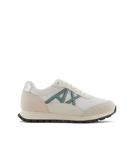 ARMANI EXCHANGE A|X Siatkowe trampki z kontrastowym logo lgt mirage+d.f.green - Buty damskie - 2