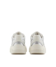 ARMANI EXCHANGE A|X Trampki z siateczki srebrny+kremowy - Buty damskie - 5