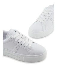 ARMANI EXCHANGE A|X Adidasy op.white+light rose - Buty damskie - 3