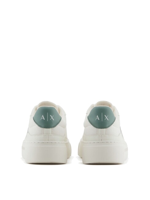A|X Trampki z kontrastowym logo off wht+dark fr.grn - Buty damskie