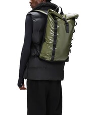 RAINS SIBU ROLLTOP  Wodoodporny plecak na laptopa 13" bagno - Plecaki na laptopa do pracy - 4