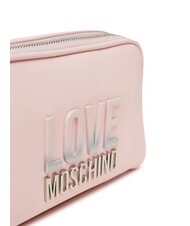 LOVE MOSCHINO BIG LETTERING Mała torba na ramię proszek - Torby damskie - 4