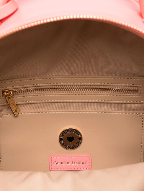 LOVE EMBOSSED Plecak z naszytym logo koral - Torby damskie