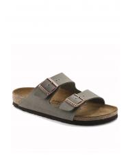 BIRKENSTOCK ARIZONA Sandały z nubuku kamień - Buty męskie - 4
