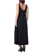 CALVIN KLEIN CK Długa sukienka typu slip z wiskozy - Odzież damska