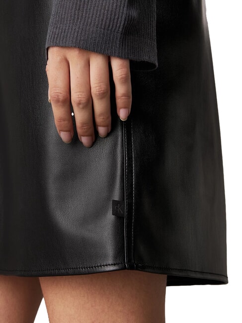 CK JEANS Sukienka bez rękaw&oacute;w, kr&oacute;tka, kamizelka ck czarny - Odzież damska