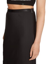 CALVIN KLEIN CK Błyszcząca sp&oacute;dnica typu longuette ck czarny - Sp&oacute;dnice damskie - 3