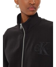 CALVIN KLEIN CK JEANS Bluza z golfem zapinana na suwak ck czarny - Bluzy damskie - 3