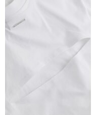 CALVIN KLEIN CK Koszulka z kr&oacute;tkim rękawem i wycięciem na plecach jasnobiały - Koszulki i topy damskie - 3