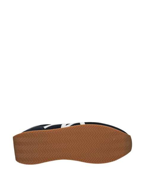 ROYALE SUEDE AIR MESH Sk&oacute;rzane trampki z logo AX granatowy+ecru - Buty męskie