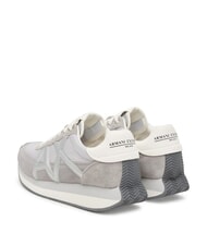 ARMANI EXCHANGE ROYALE SUEDE AIR MESH Adidasy szary+srebrny - Buty damskie - 3