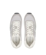 ARMANI EXCHANGE ROYALE SUEDE AIR MESH Adidasy szary+srebrny - Buty damskie - 4