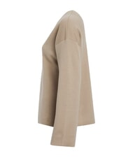 CALVIN KLEIN CK Sweter z dekoltem w serek i szerokimi rękawami amfora - Koszulki damskie - 5