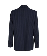 CALVIN KLEIN CK Marynarka w prążki nocne niebo / szary poranny pas - Kurtki damskie - 5