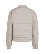 CALVIN KLEIN CK Lekka kr&oacute;tka pikowana kurtka puchowa popi&oacute;ł drzewny - Kurtki puchowe damskie - 4