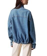 CALVIN KLEIN CK JEANS Kurtka jeansowa o luźnym kroju - Kurtki damskie