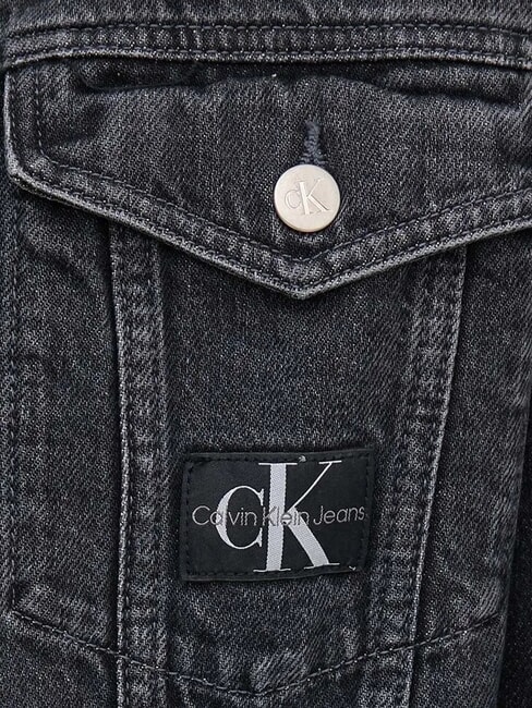 CK JEANS Kurtka dżinsowa bawełniana dżins szary - Kurtki damskie