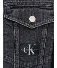 CALVIN KLEIN CK JEANS Kurtka dżinsowa bawełniana dżins szary - Kurtki damskie - 3