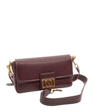 LOVE MOSCHINO LOCKED IN GOLD  Torba na ramię z paskiem na ramię wino - Torby damskie - 2