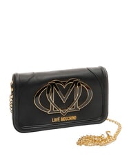 LOVE MOSCHINO LOGO Kopert&oacute;wka z paskiem na ramię Czarny - Torby damskie - 2