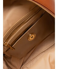 LOVE MOSCHINO LOCKED IN GOLD  Plecak damski kasztan - Torby damskie - 5