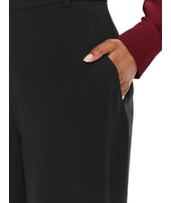 CALVIN KLEIN CK Miękkie spodnie palazzo ck czarny - Spodnie damskie - 3