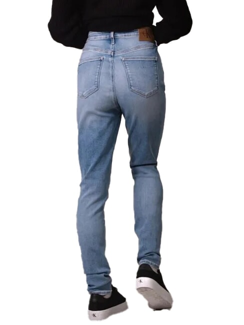 CK JEANS Jeansy z wysokim stanem drelich - Jeansy damskie