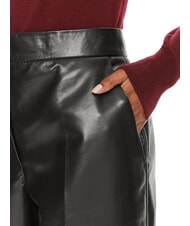 CALVIN KLEIN CK Spodnie z wysokim stanem i szerokimi nogawkami ck czarny - Spodnie damskie - 3