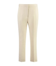 CALVIN KLEIN CK Spodnie chinos z wysokim stanem i prostymi nogawkami - Spodnie damskie