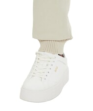 CALVIN KLEIN CK JEANS Spodnie dresowe bawełniane pelikan - Dresy sportowe damskie - 4