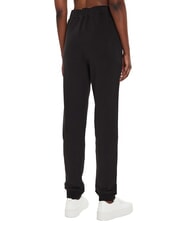 CALVIN KLEIN CK JEANS Spodnie dresowe bawełniane ck czarny - Dresy sportowe damskie - 2