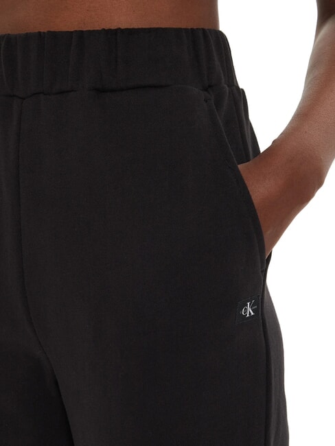CK JEANS Spodnie dresowe bawełniane ck czarny - Dresy sportowe damskie
