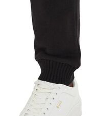 CALVIN KLEIN CK JEANS Spodnie dresowe bawełniane ck czarny - Dresy sportowe damskie - 4