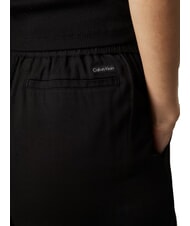 CALVIN KLEIN CK JEANS Miękkie spodnie wiskozowe ck czarny - Spodnie damskie - 3