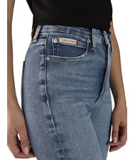CALVIN KLEIN CK JEANS Obcisłe dżinsy z wysokim stanem drelich - Jeansy damskie - 3